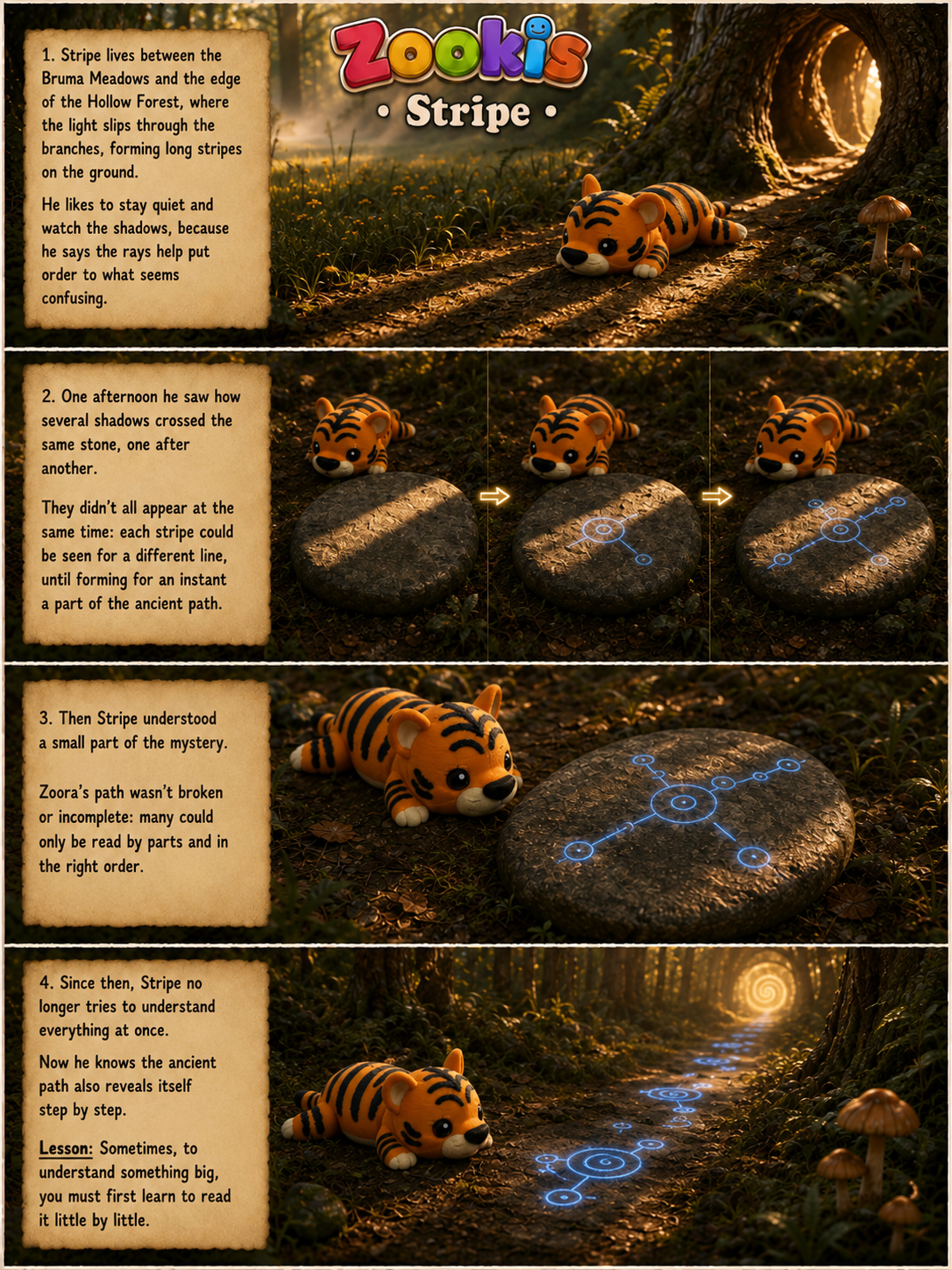Stripe, an Adorable 3D Printed Tigre with personality to spare