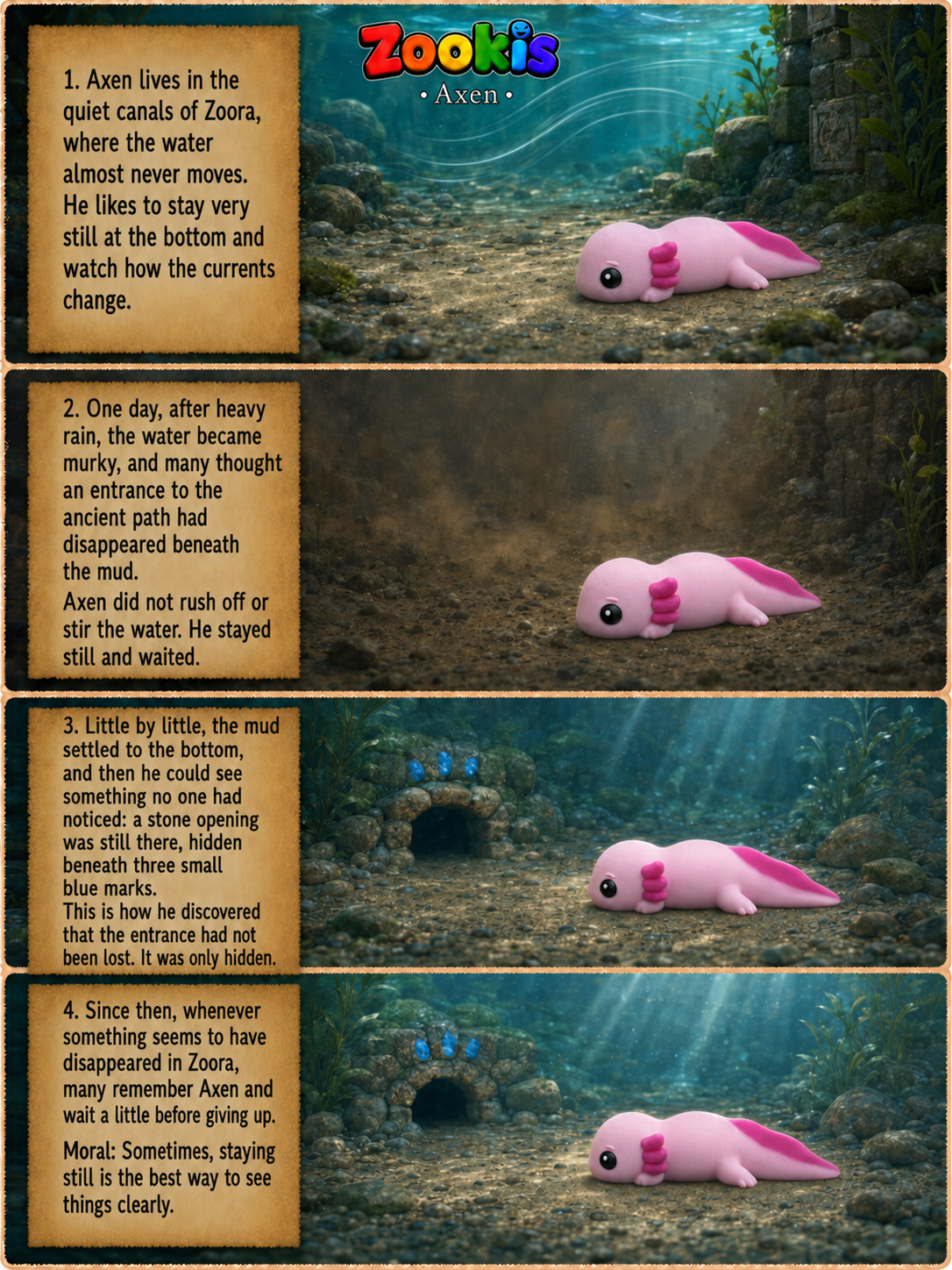 Axen, an Adorable 3D Printed Axoloti with personality to spare