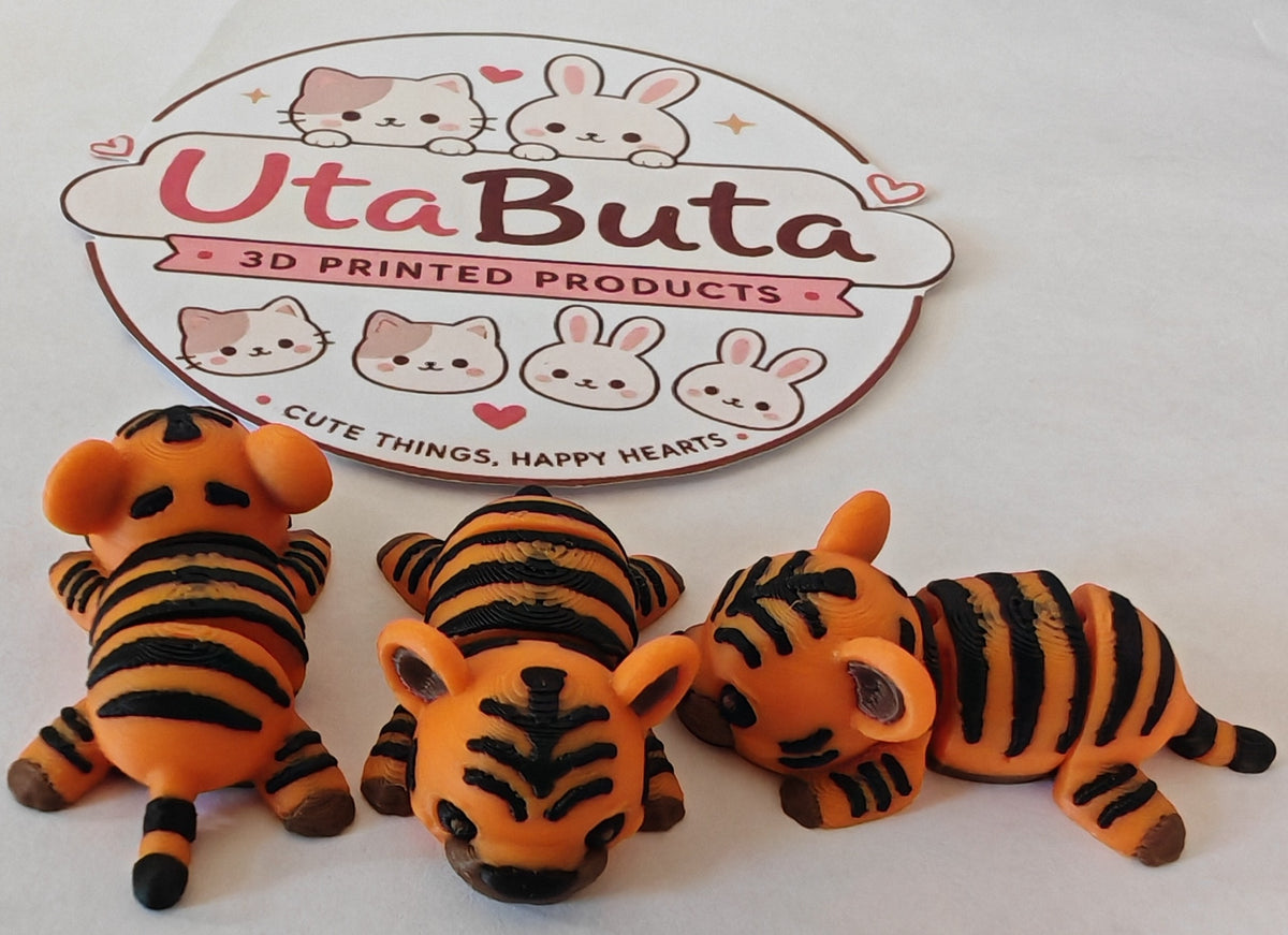 Stripe, an Adorable 3D Printed Tigre with personality to spare