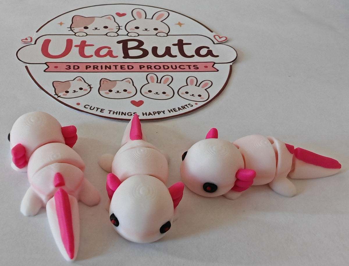 Axen, an Adorable 3D Printed Axoloti with personality to spare