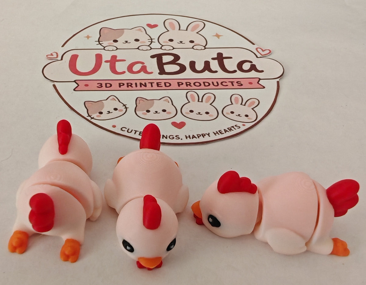 Henny, an Adorable 3D Printed Chicken with personality to spare