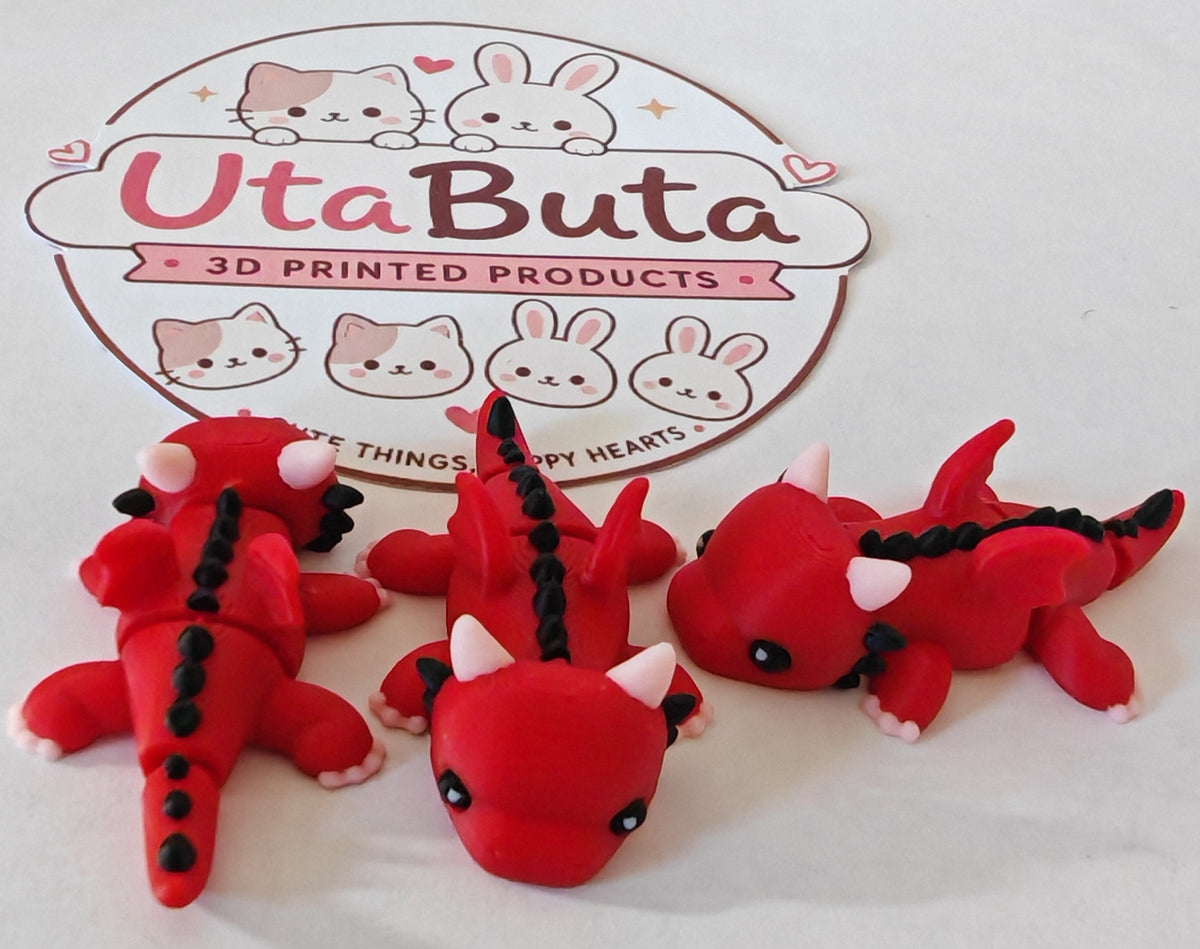 Firu, an Adorable 3D Printed Dragon with personality to spare