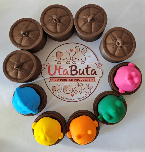 Bum-Buns Set of 5 Cute Clickies