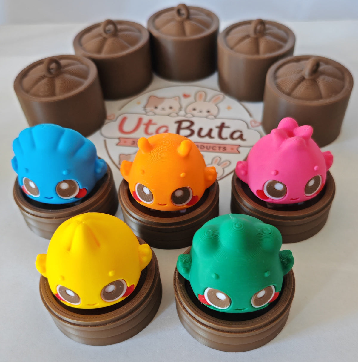 Bum-Buns Set of 5 Cute Clickies