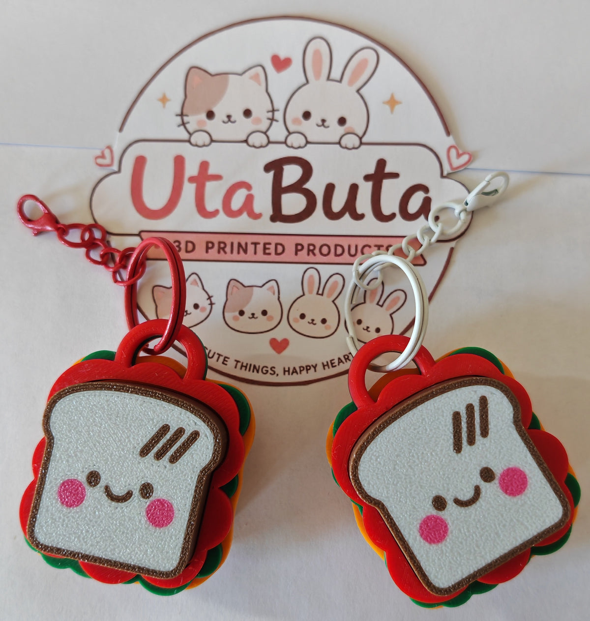 Keychains Clicky Toasty £6 For Two