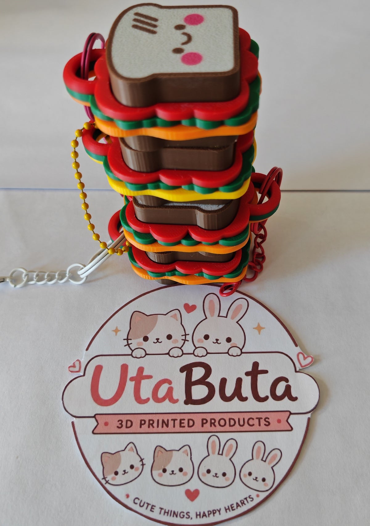 Keychains Clicky Toasty £6 For Two