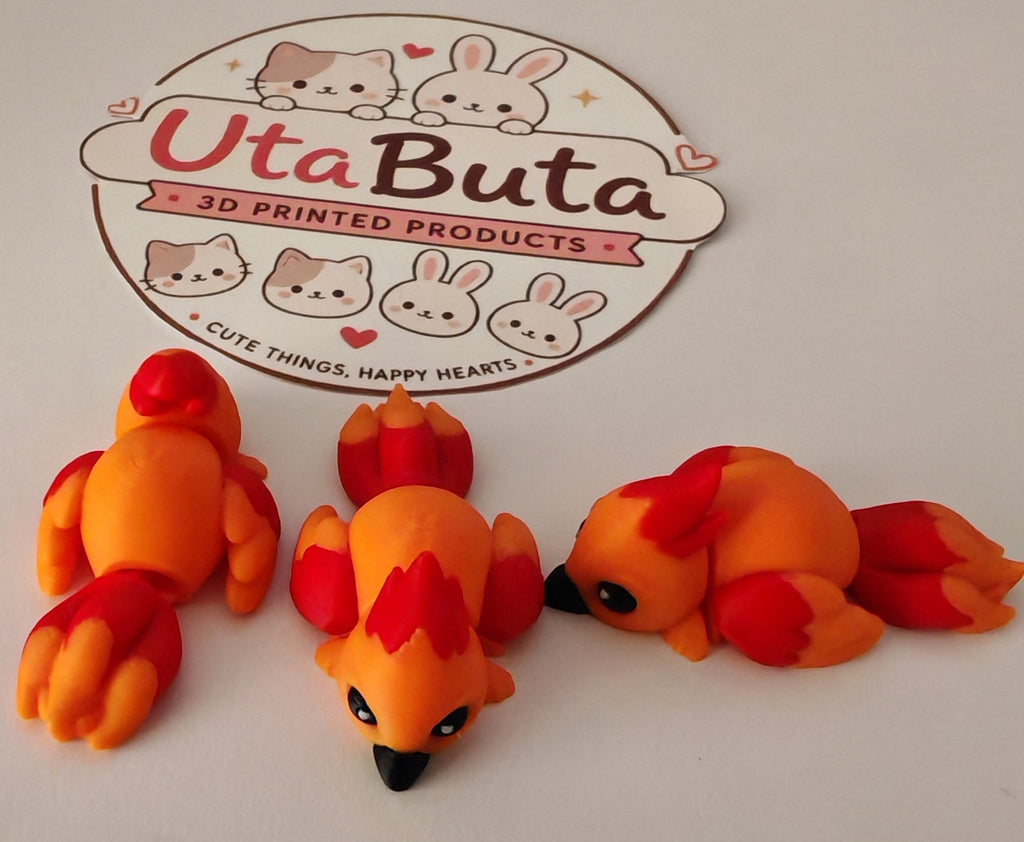 Ember, an Adorable 3D Printed Phoenix with personality to spare
