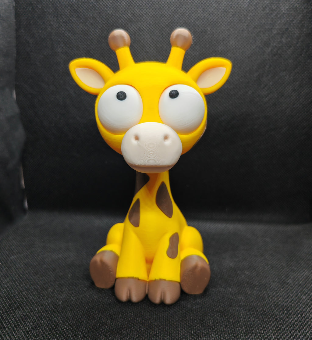GIRAFFE Movable Eyes 3D Printed