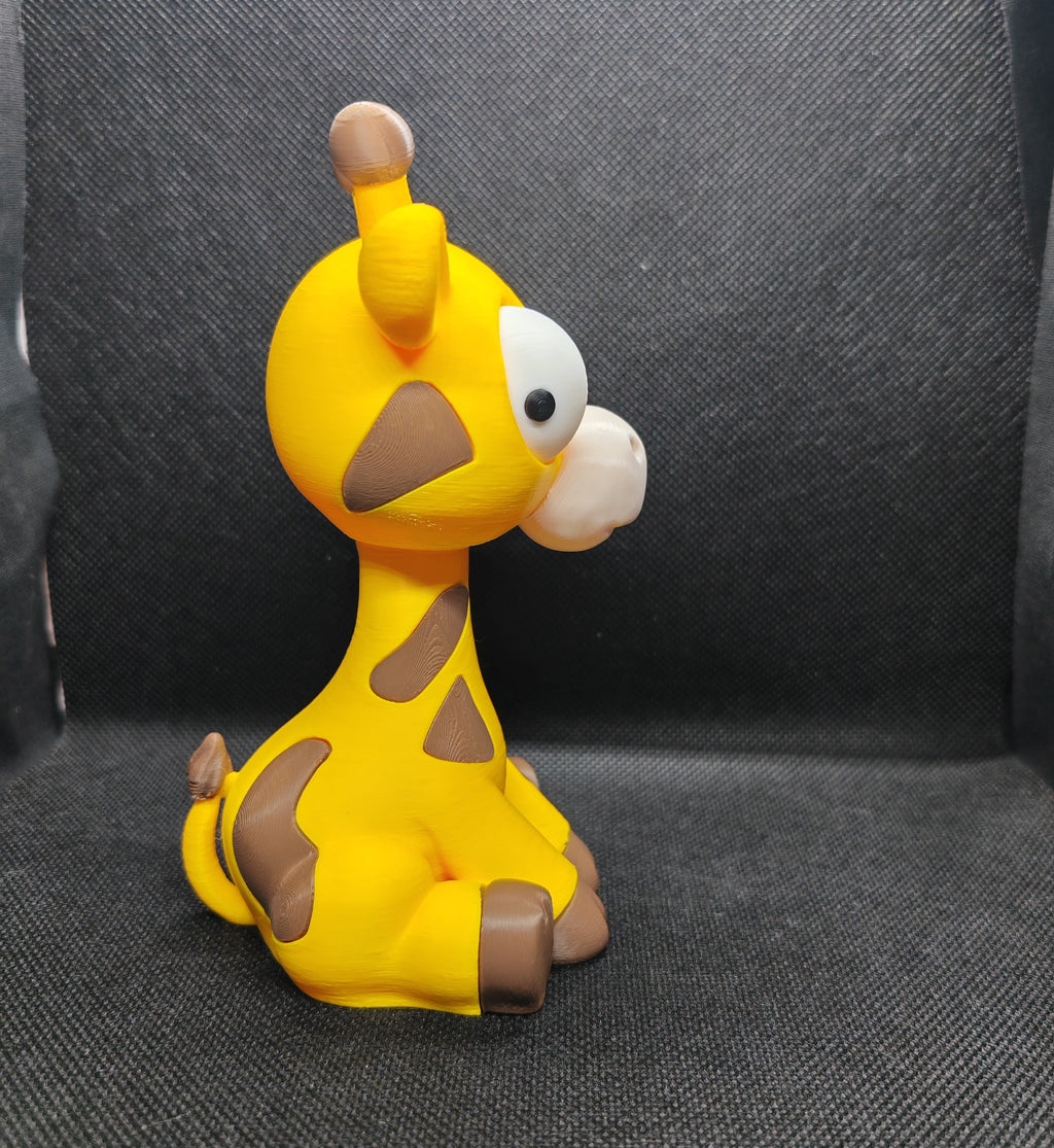 GIRAFFE Movable Eyes 3D Printed