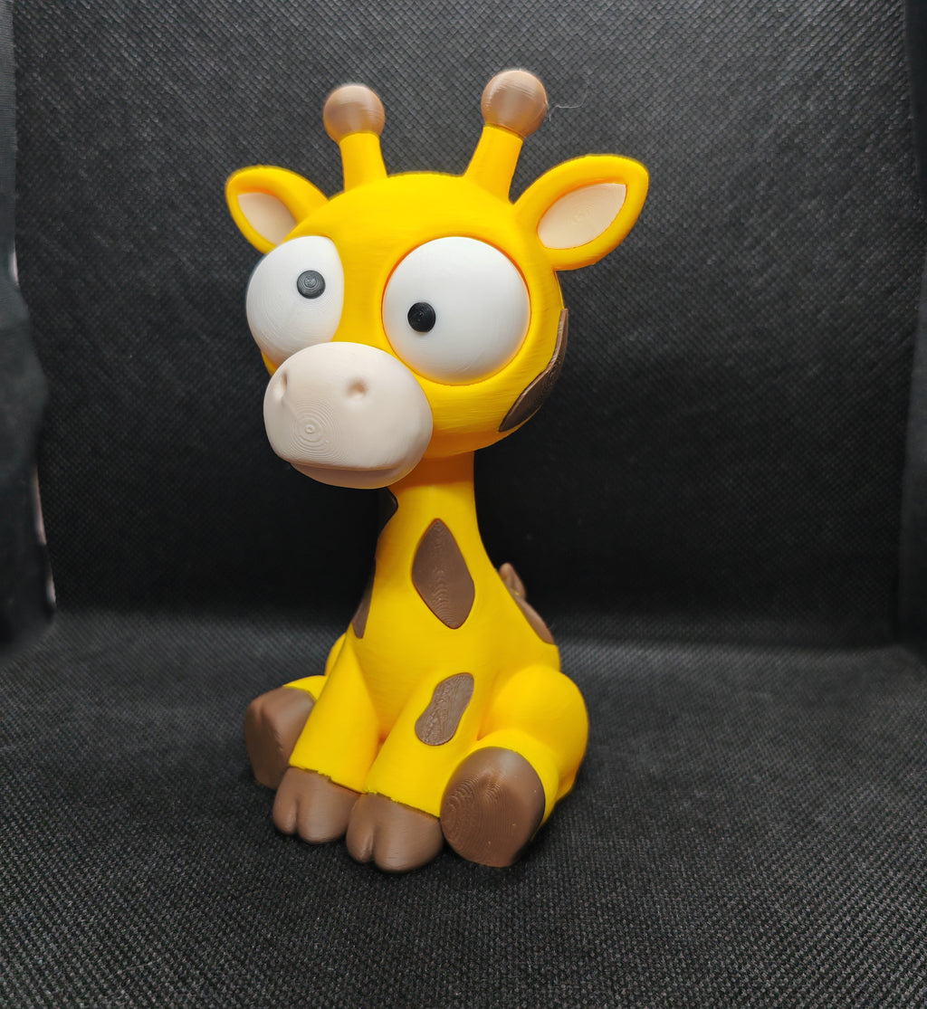 GIRAFFE Movable Eyes 3D Printed